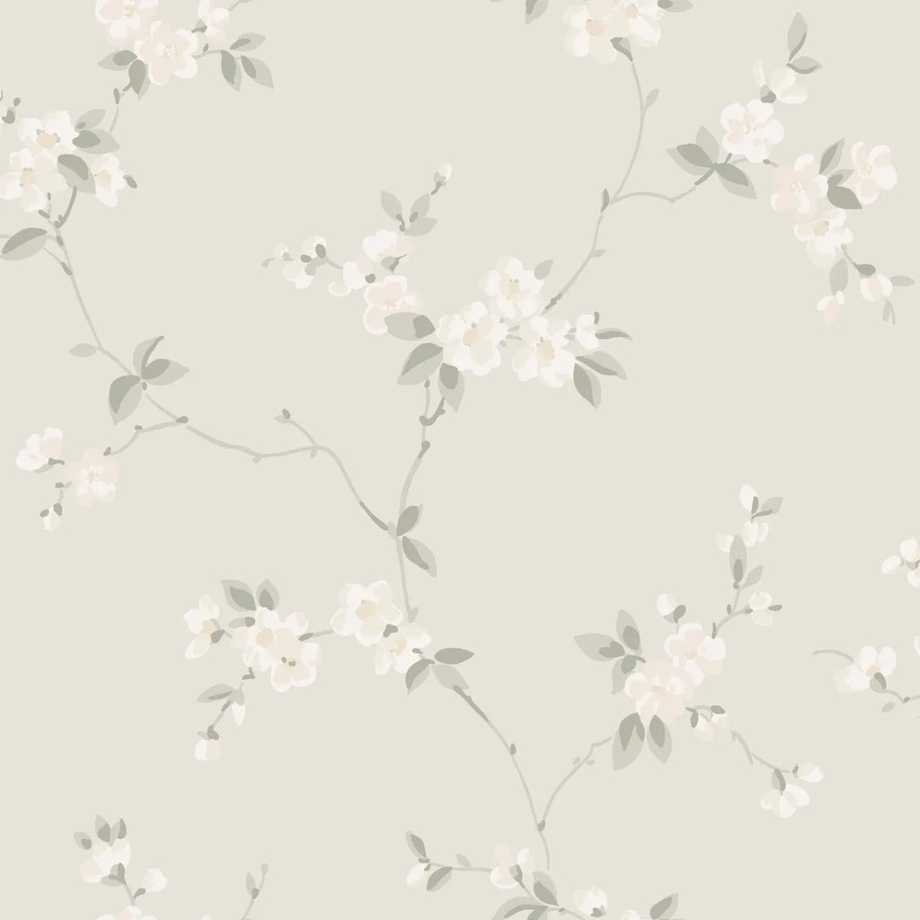 Engla Sandstone wallpaper by Sandberg – floral design