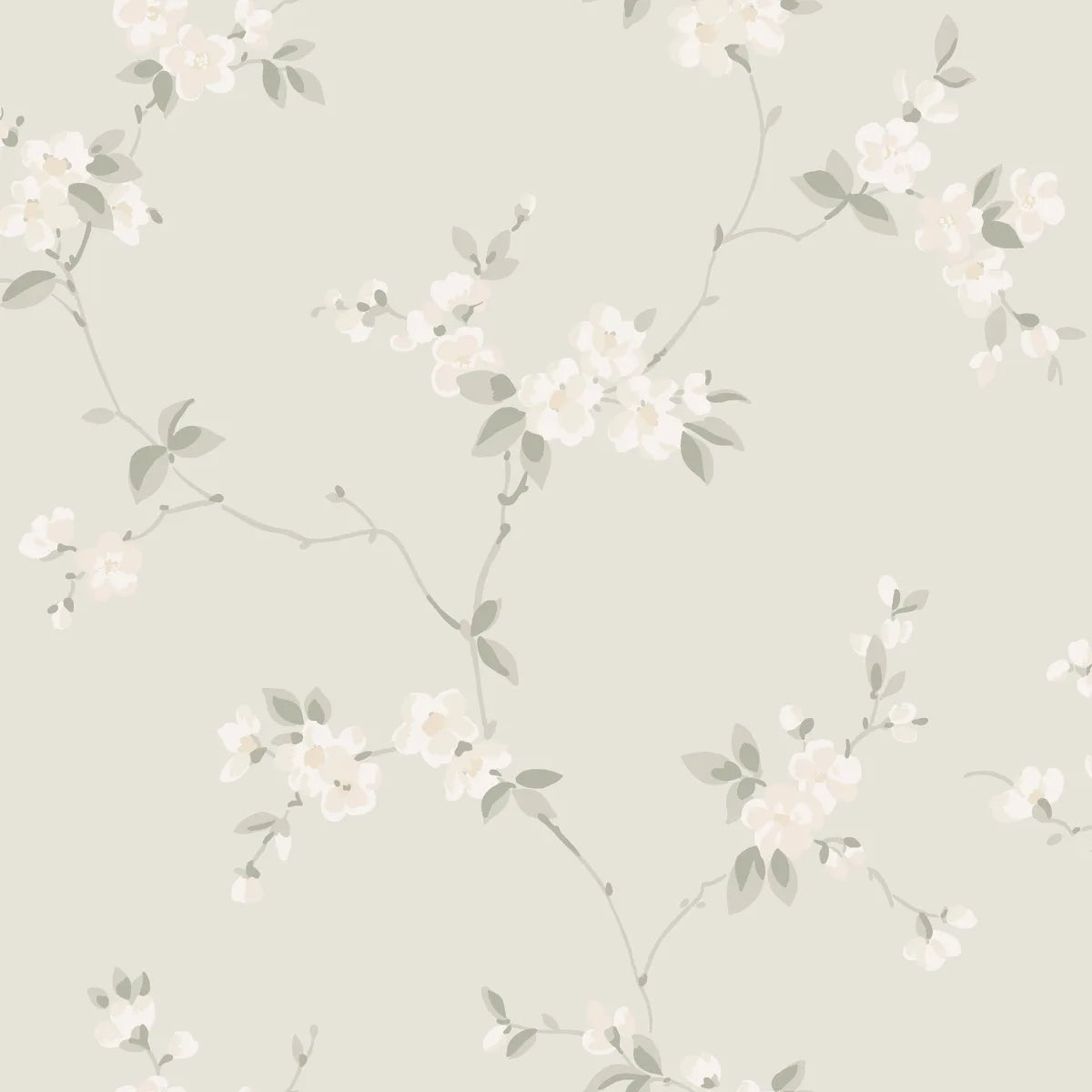 Engla Sandstone wallpaper by Sandberg – floral design