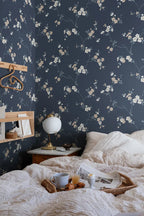 Engla wallpaper by Sandberg in a room setting