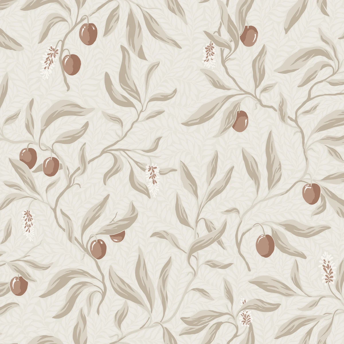 Vinnie Linen wallpaper by Sandberg – botanical design