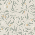 Vinnie Sage Green wallpaper by Sandberg – botanical design