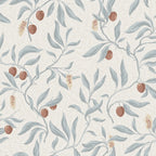 Vinnie Misty Blue wallpaper by Sandberg – botanical design