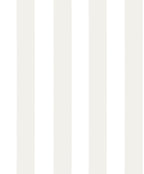Sam wallpaper by Sandberg, broad vertical stripes in barely-there cream tone-on-tone, flat swatch