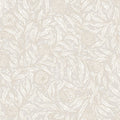 Olof wallpaper by Sandberg in soft greige, leafy willow and pompom bloom design tone-on-tone, flat roll swatch