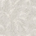 Idun wallpaper by Sandberg in soft grey and white, willow-leaf berry branches on pale stone, flat swatch