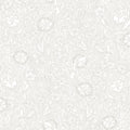 Caroline wallpaper by Sandberg in soft white tone-on-tone, delicate floral and foliage pattern, flat roll swatch