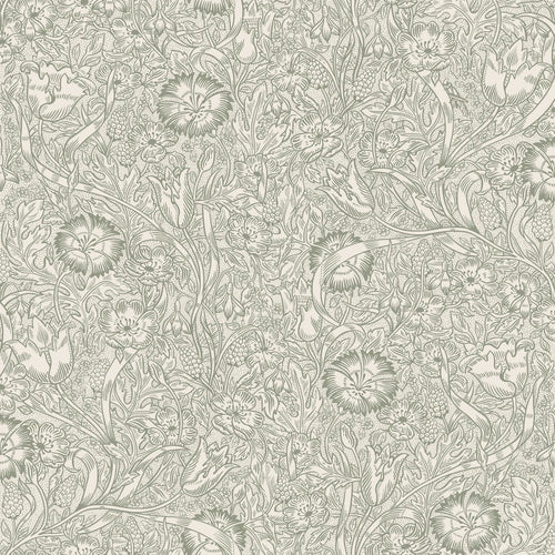Caroline Moss Green wallpaper by Sandberg – botanical design