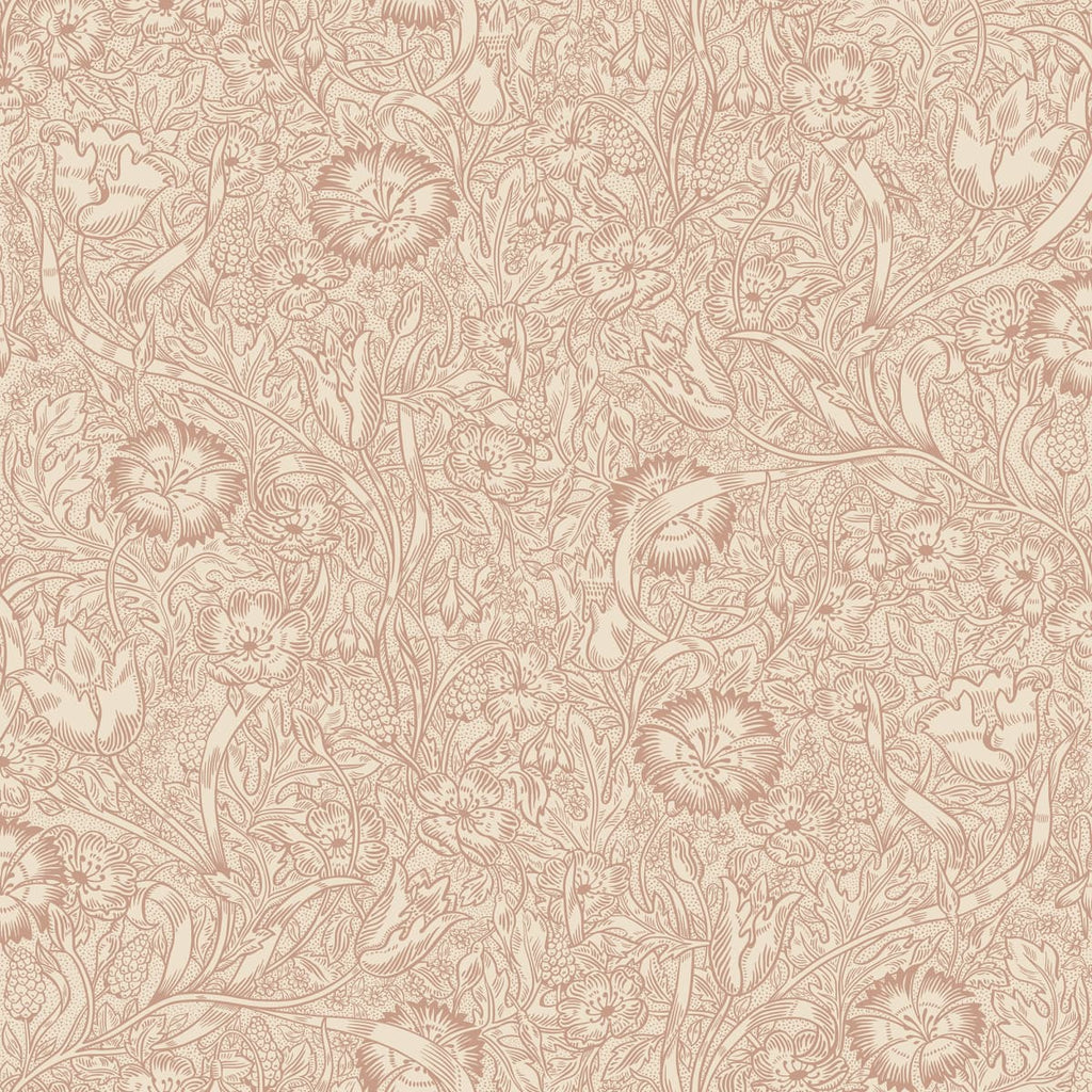 Caroline Terracotta wallpaper by Sandberg – botanical design