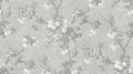 Franka wall mural by Sandberg in Mineral Gray, flat swatch showing the repeat