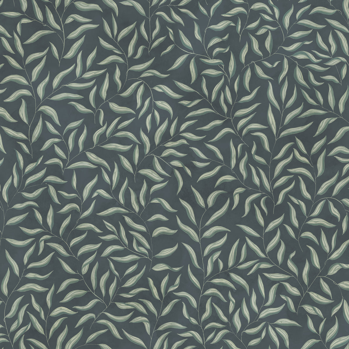 Jennie wall mural by Sandberg in Classic Blue, flat swatch showing the repeat