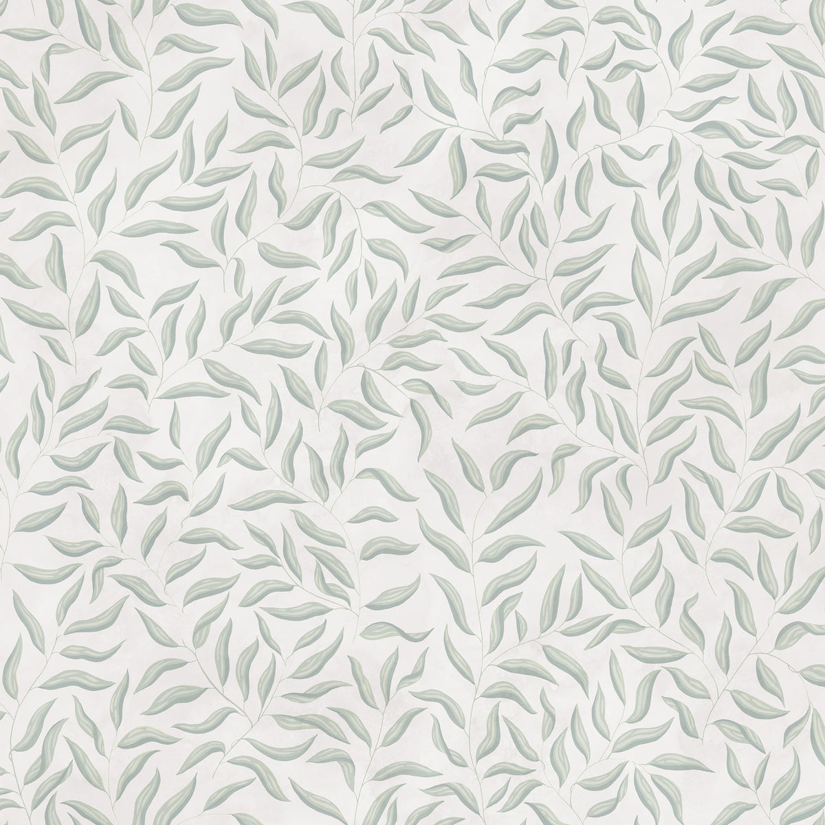 Jennie wall mural by Sandberg in Spring Green, flat swatch showing the repeat
