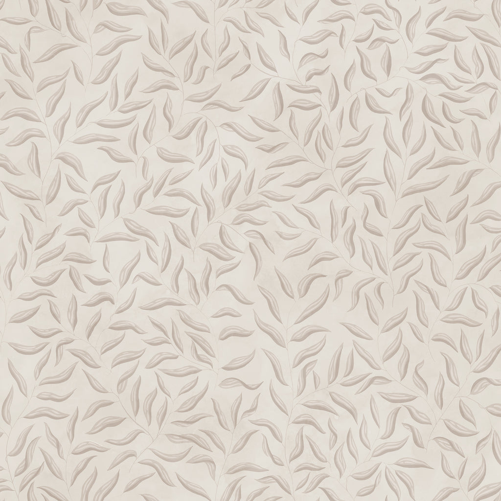 Jennie wall mural by Sandberg in Hazel, flat swatch showing the repeat