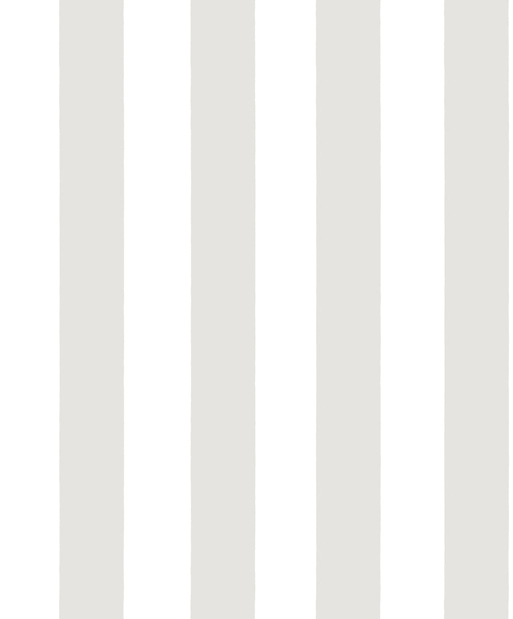 Sam wallpaper by Sandberg, broad vertical stripes in soft grey and white, flat swatch
