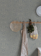 Caroline wallpaper by Sandberg in a room setting