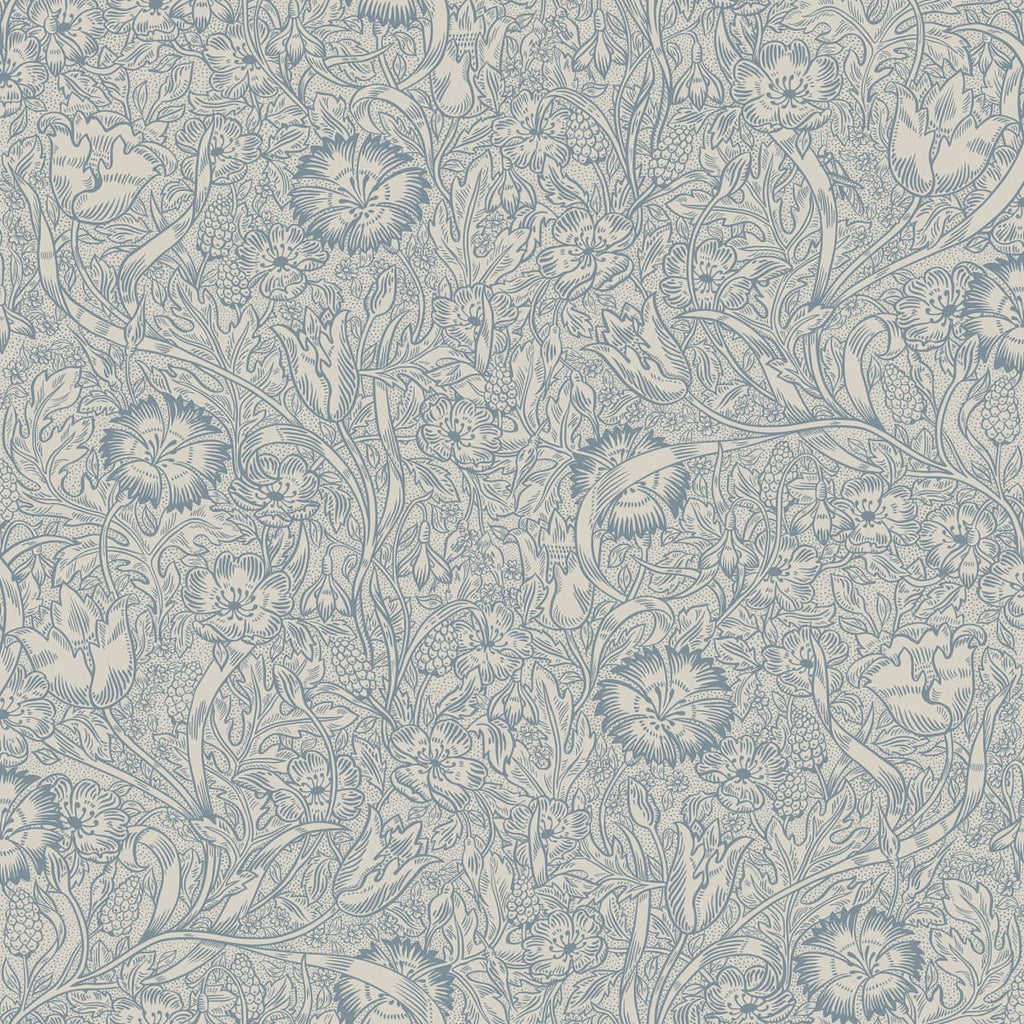 Caroline Indigo Blue wallpaper by Sandberg – botanical design