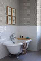 Beata wallpaper by Sandberg in a room setting