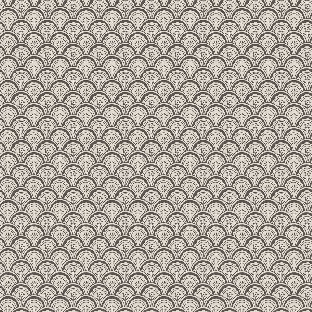Beata Graphite wallpaper by Sandberg – botanical design