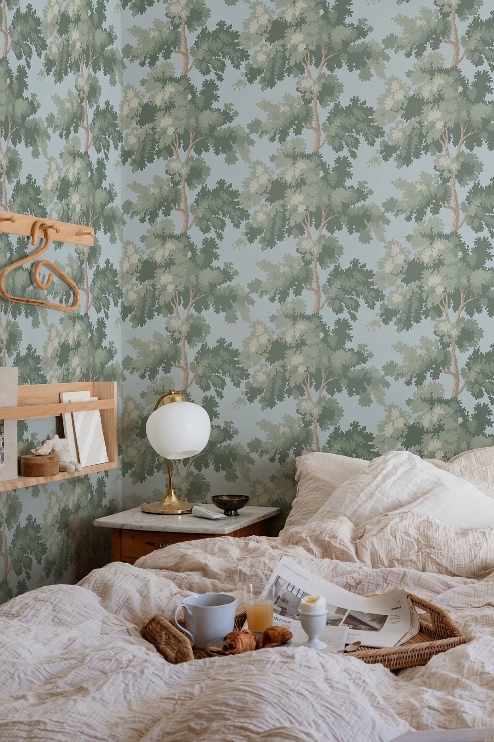 Raphael wallpaper by Sandberg – botanical, forest design