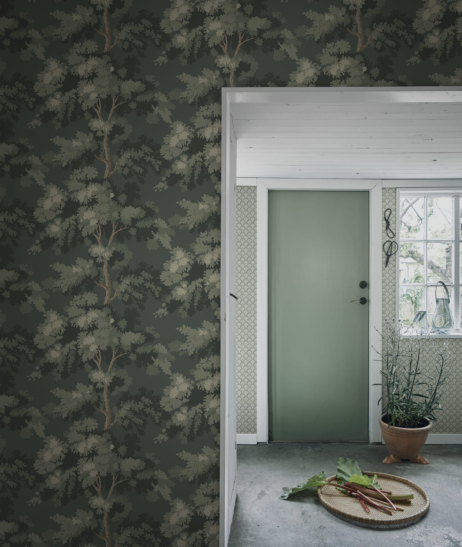 Raphael wallpaper by Sandberg – botanical, forest design