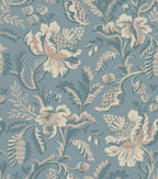Daphne Misty Blue wallpaper by Sandberg – floral design