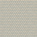 Hugo wallpaper by Sandberg, petite blue florals in a golden trellis on cream, flat swatch