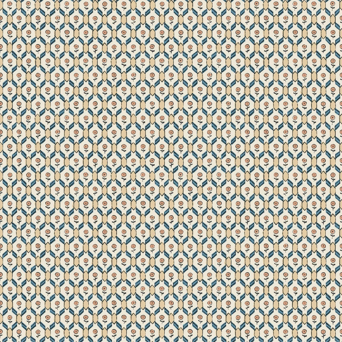 Hugo Terracotta wallpaper by Sandberg – botanical design