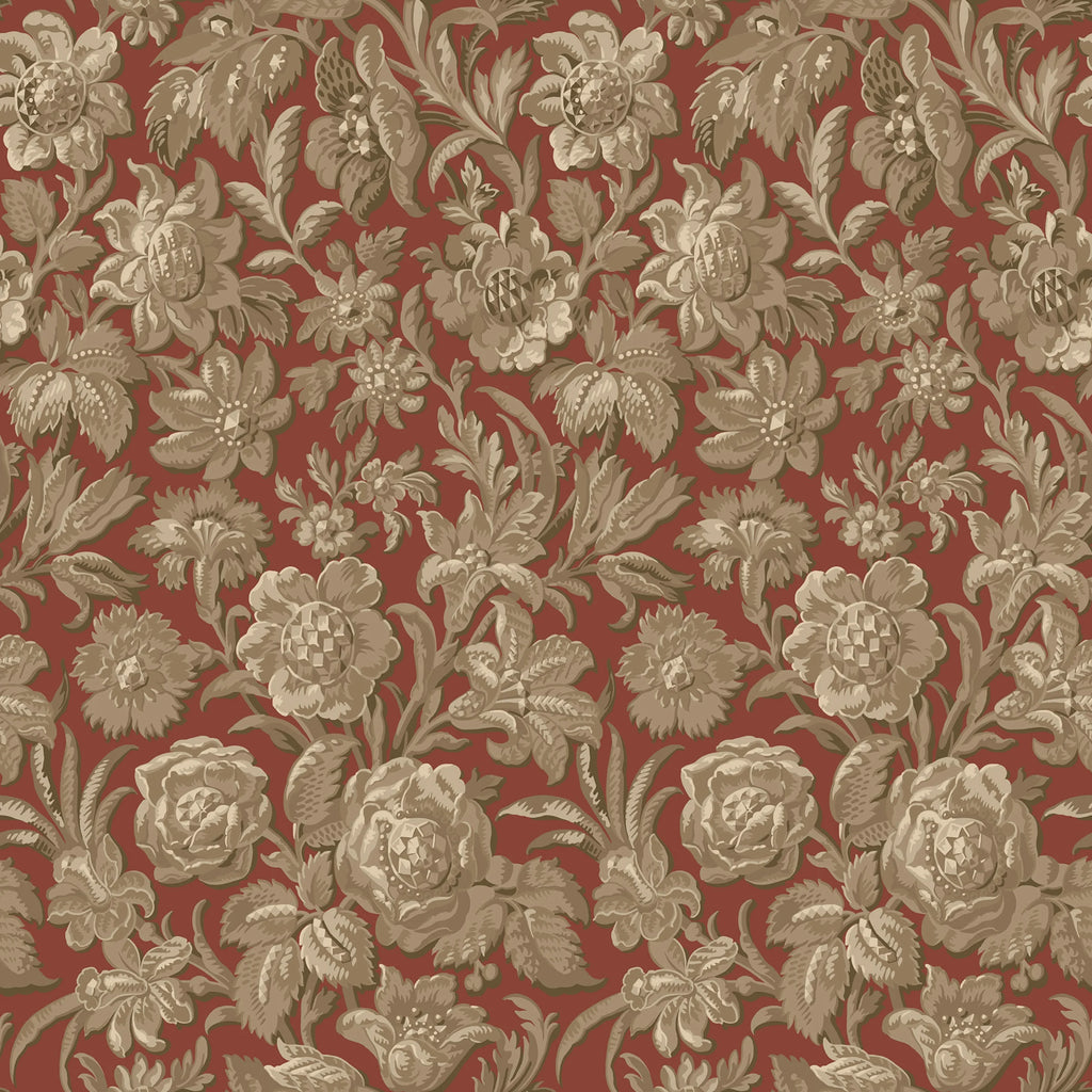 Valentin wallpaper by Sandberg – Red – Ruby Red colourway, flat pattern repeat