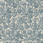 Valentin Misty Blue wallpaper by Sandberg – floral design