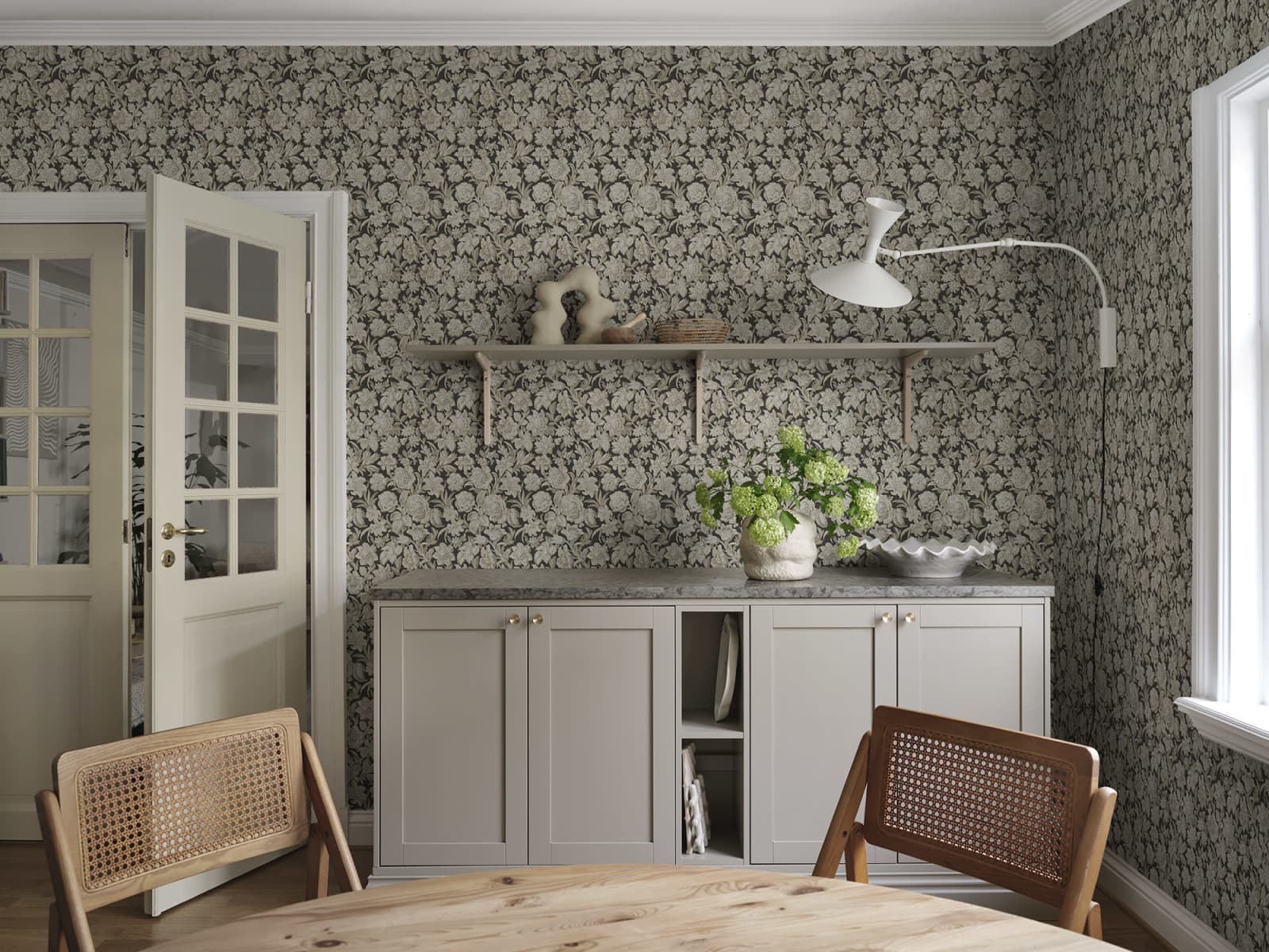 Valentin wallpaper by Sandberg in a room setting