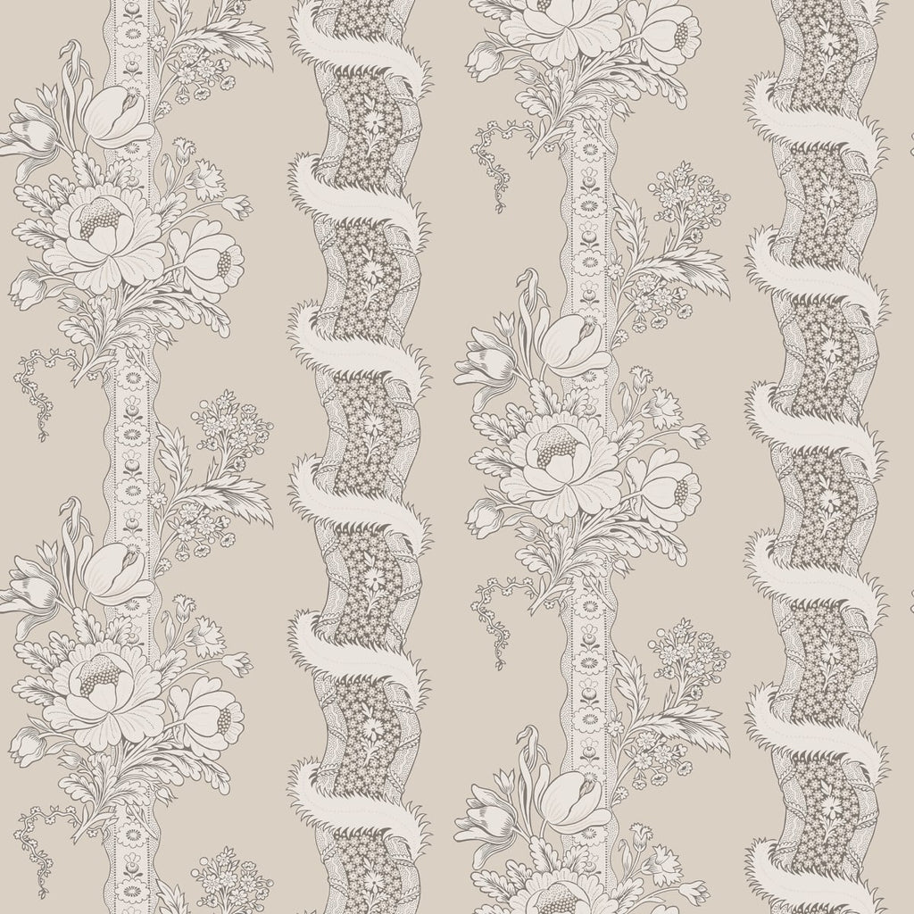 Alexandra Sandstone wallpaper by Sandberg – stripe design