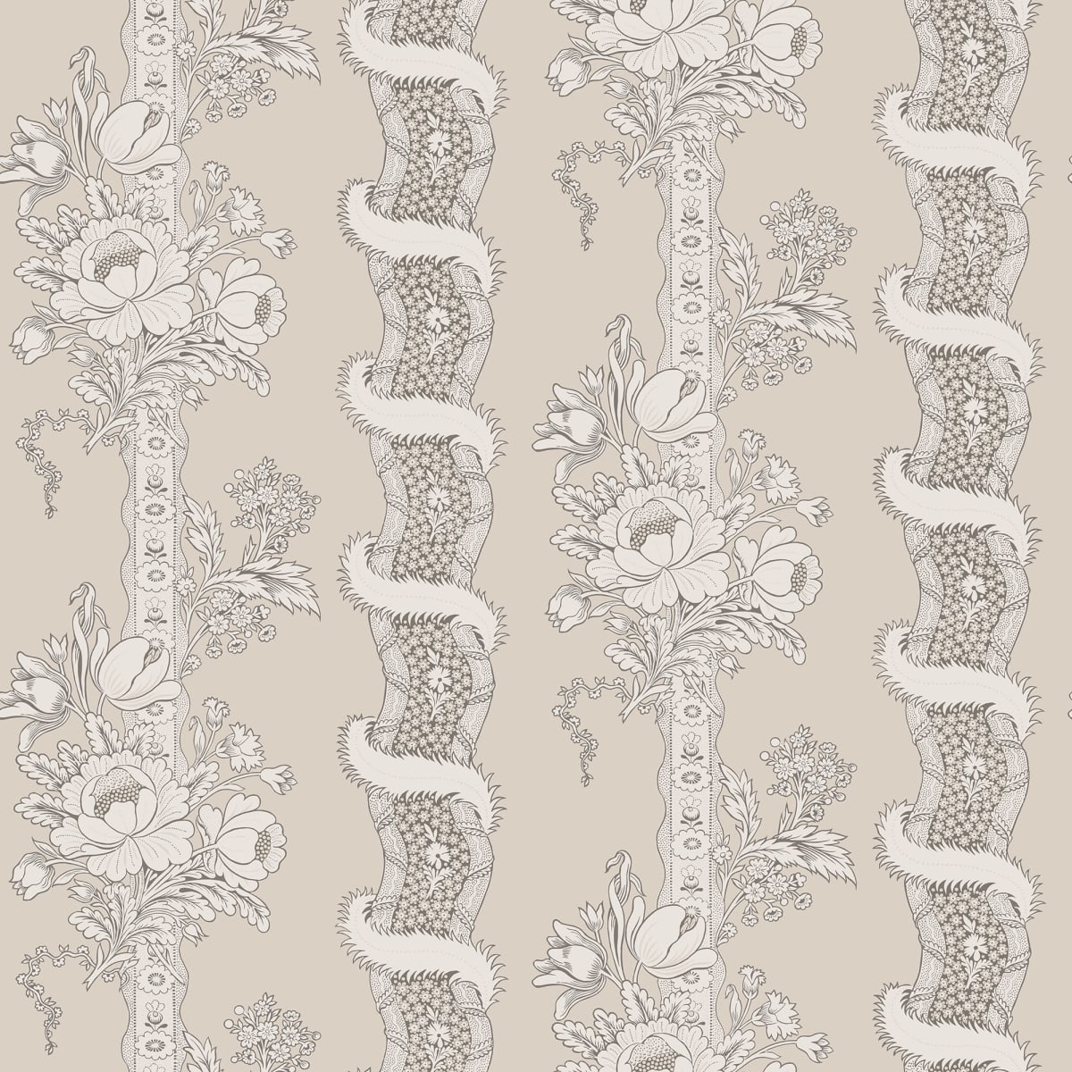 Alexandra Sandstone wallpaper by Sandberg – stripe design