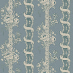 Alexandra Misty Blue wallpaper by Sandberg – stripe design