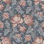 Amelia Indigo Blue wallpaper by Sandberg – floral design