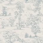 Montfort Indigo Blue wallpaper by Sandberg – botanical design