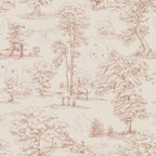 Montfort Terracotta wallpaper by Sandberg – botanical design
