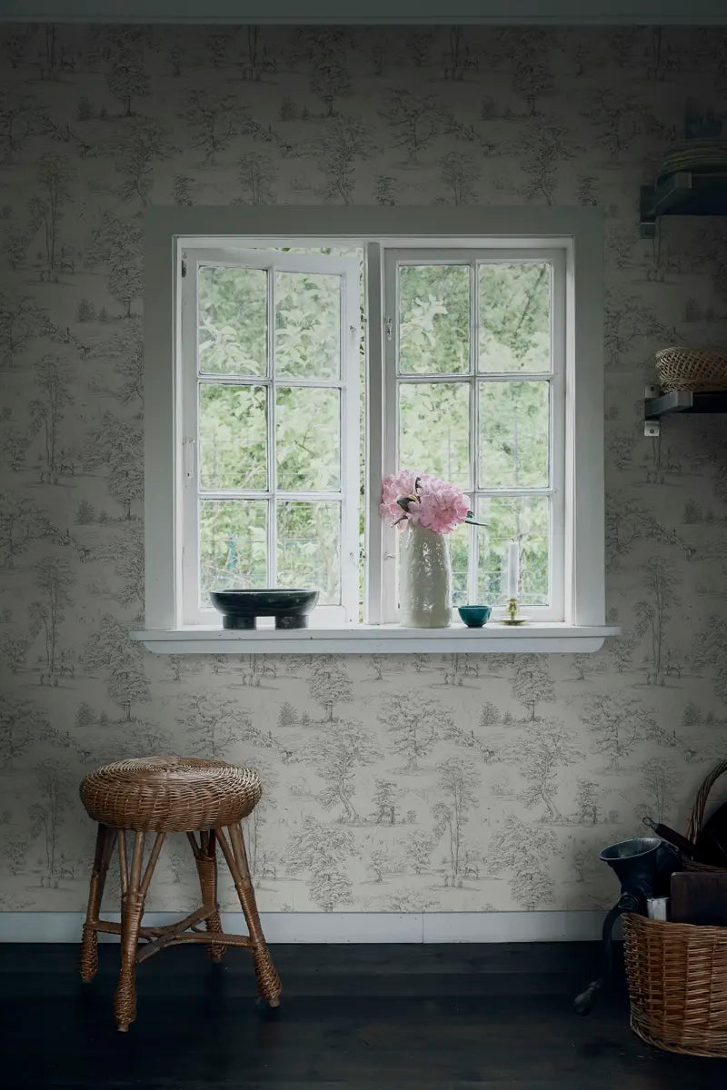 Montfort wallpaper by Sandberg in a room setting