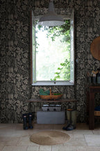 Fig Garden wallpaper by Sandberg in a room setting