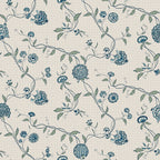 Adelaide Blue wallpaper by Sandberg – floral design