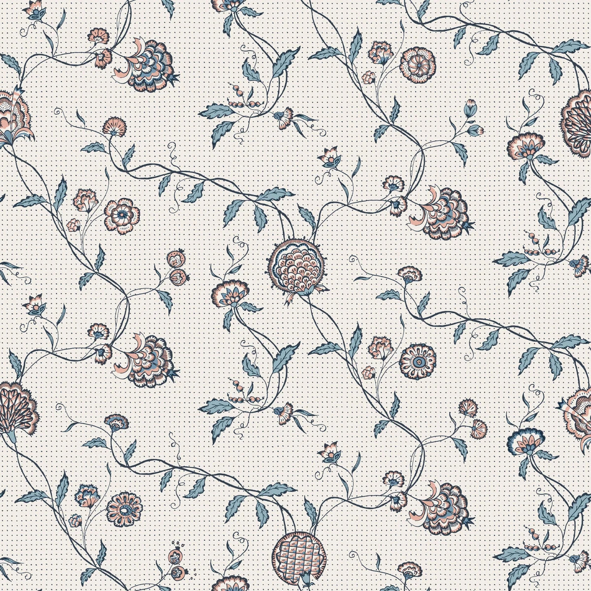 Adelaide Blush wallpaper by Sandberg – floral design