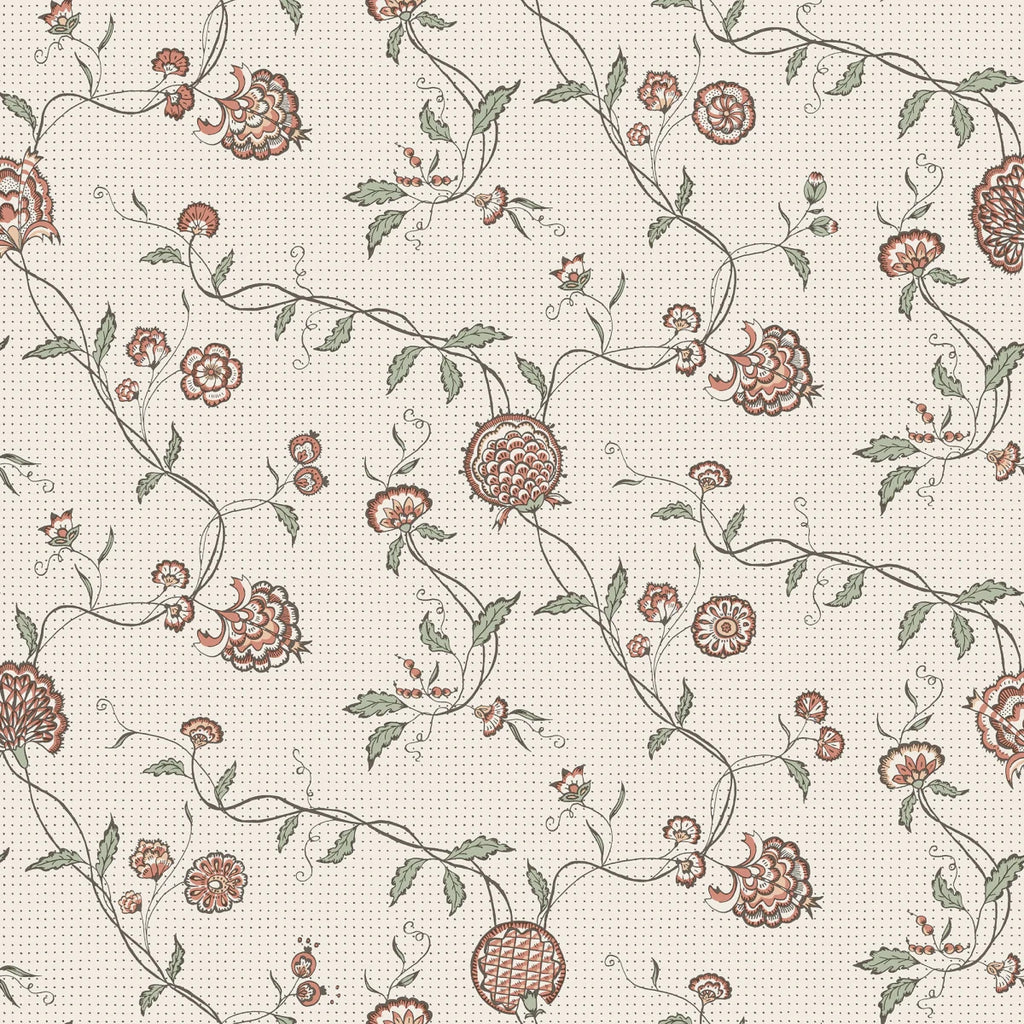 Adelaide Terracotta wallpaper by Sandberg – floral design