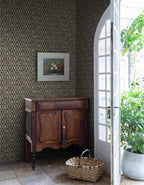 Turtledove Barn wallpaper by Sandberg in a room setting