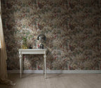 Benjamin wallpaper by Sandberg – botanical design, Sage Green – styled in a room setting, view 7