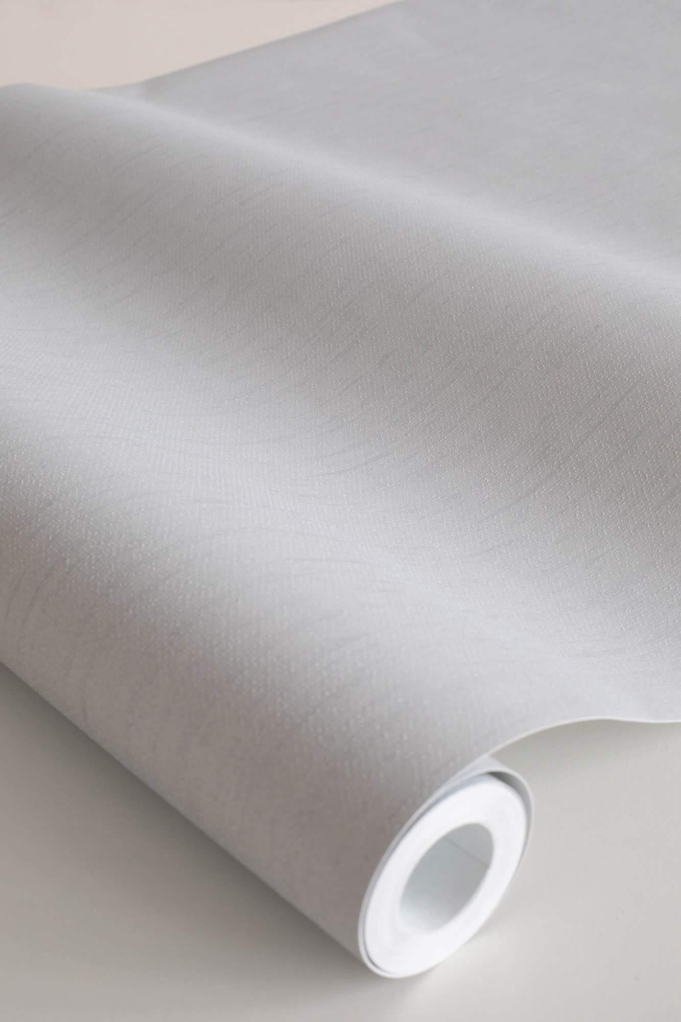 Linne wallpaper by Sandberg in Misty Blue, close detail of the print