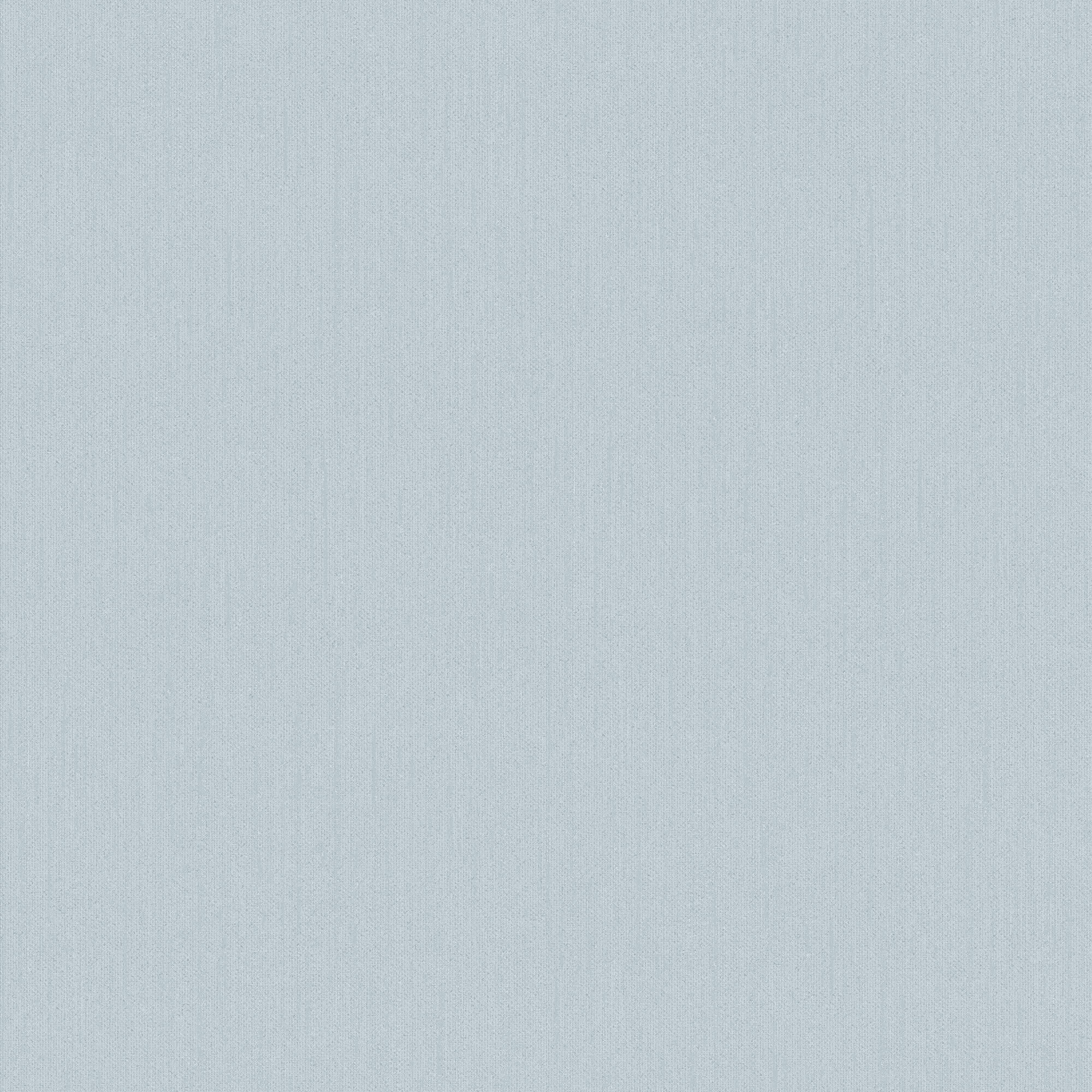 Linne wallpaper by Sandberg in soft powder blue, flat swatch with a fine linen-effect texture