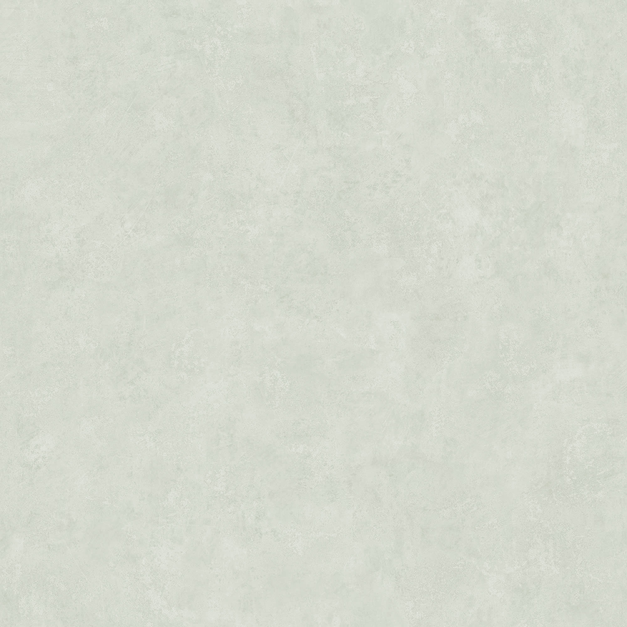 Kalk wallpaper by Sandberg in soft sage green, flat swatch with a smooth lime-wash plaster texture