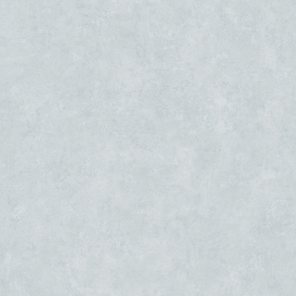 Kalk wallpaper by Sandberg in pale grey-blue, flat swatch with a mottled lime-wash plaster texture