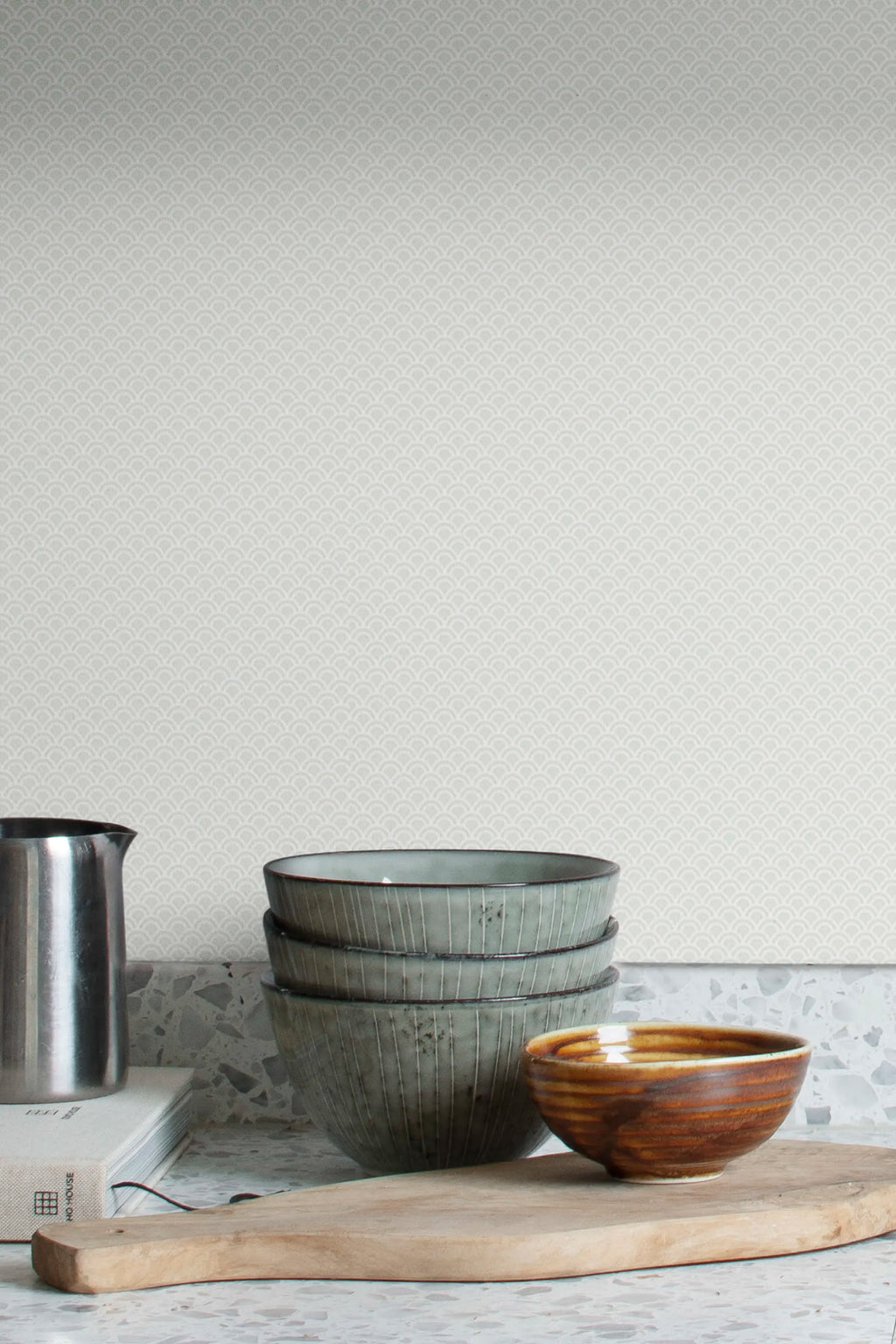 Valv wallpaper by Sandberg in a room setting