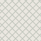Trellis Forest Green wallpaper by Sandberg – geometric design
