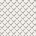 Trellis wallpaper by Sandberg in charcoal grey, leafy vine diamond lattice on cream, flat roll swatch