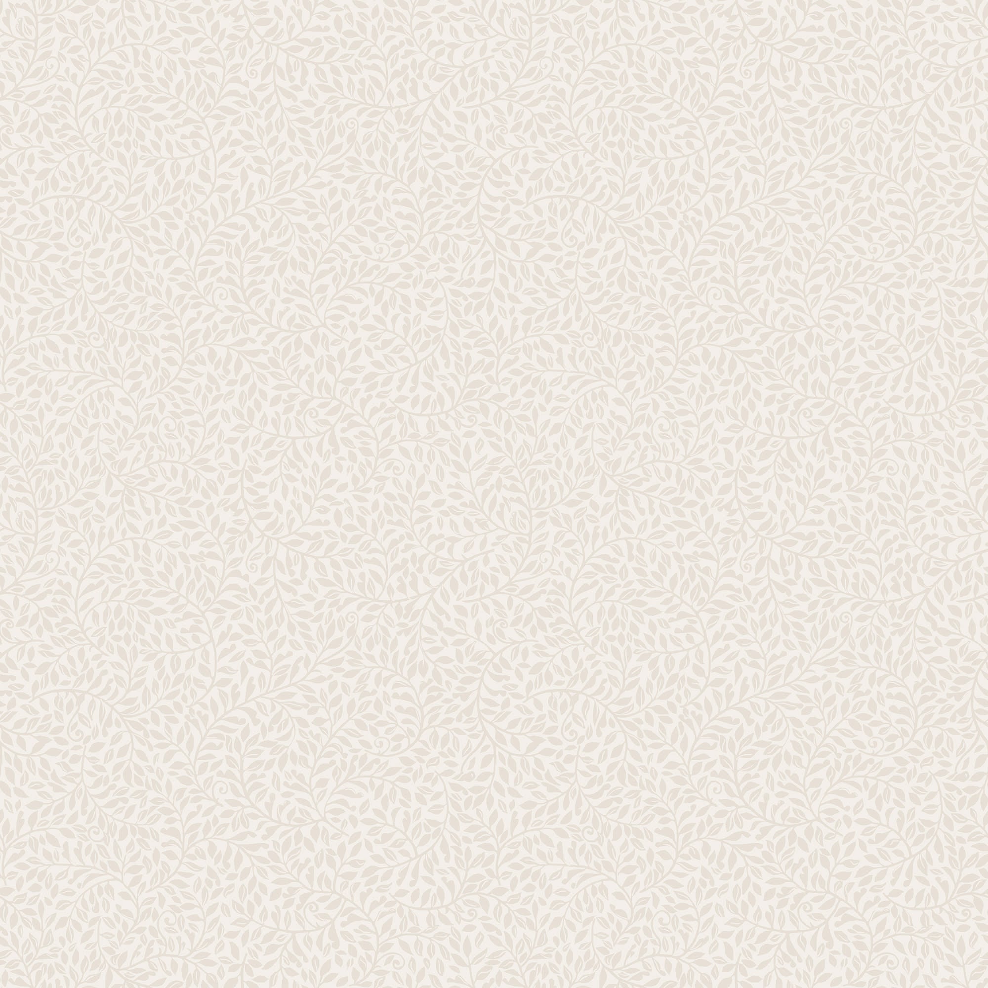 Bladverk wallpaper by Sandberg in soft pink-beige, fine trailing leaf-sprig design, flat roll swatch